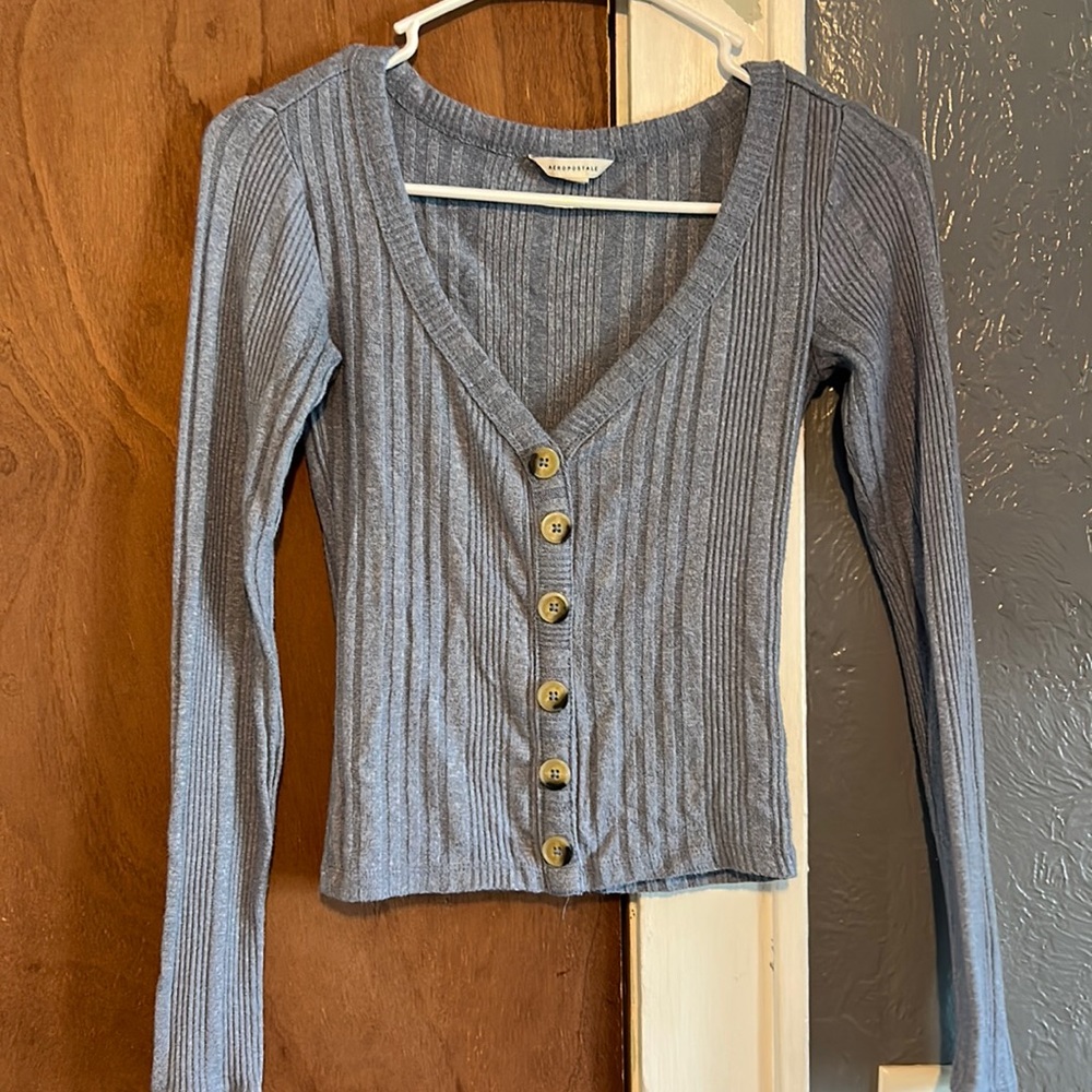 Aeropostale button up long sleeve